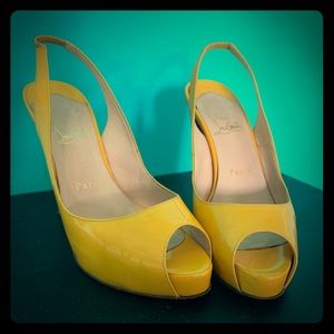 Gorgeous Yellow Louboutin Shoes